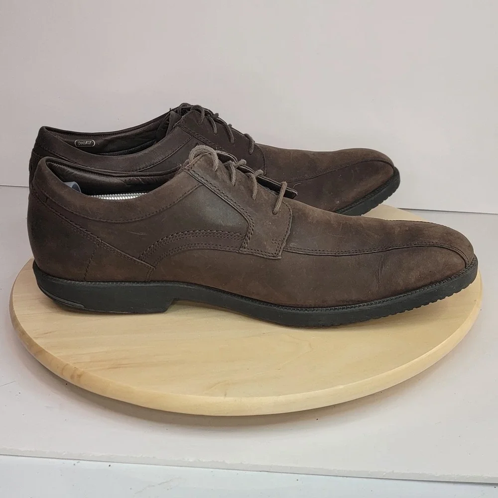 ROCKPORT MEN'S DRESSPORT TRUWALK WATERPROOF BROWN SIZE 14